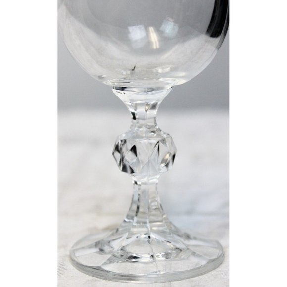 VTG 1980s Cascade Etched Fluted Champagne Glass Czech Import Assoc IMACAS - Picture 2 of 9